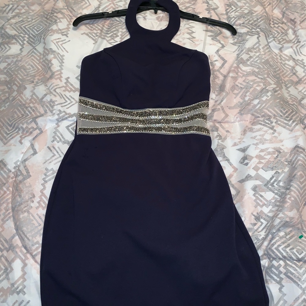 navy blue formal dress OBO!!